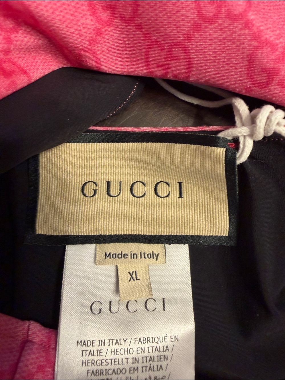New Authentic Gucci GG Supreme Pink One Piece Swimsuit Size XL - Picture 15 of 15